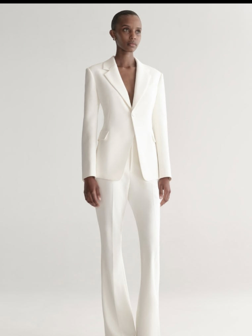 A.L.C. The Elza Women’s Cream Tailored Blazer